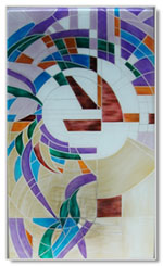 Glass Acid texture, Glass Fusing, 