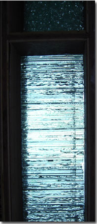 Laminated glass, V grooved glass, 