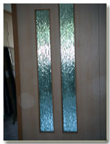 Laminated glass, V grooved glass, 