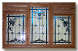 Laminated glass, V grooved glass, 