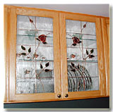 Laminated glass, V grooved glass, 