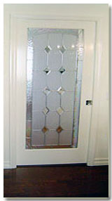 Laminated glass, V grooved glass, 